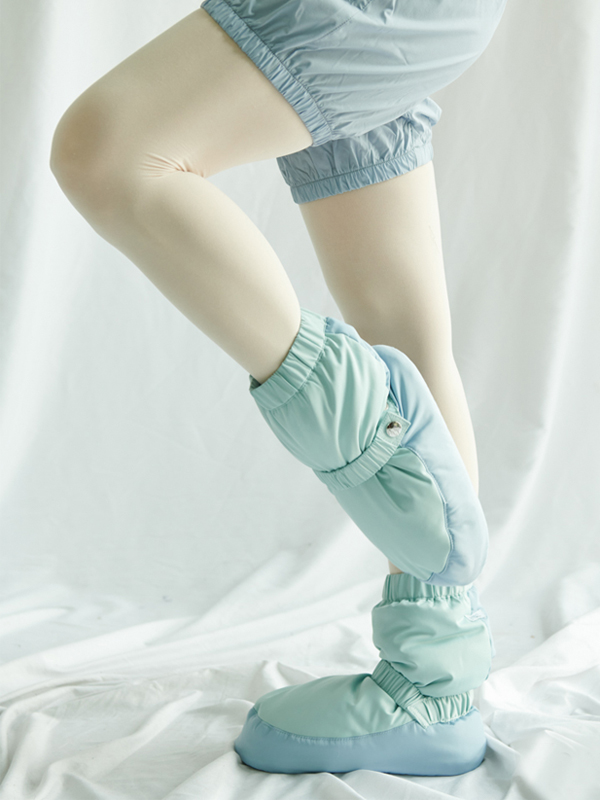 Mia Dancewear_Warmup Boots (Teal&Blue)