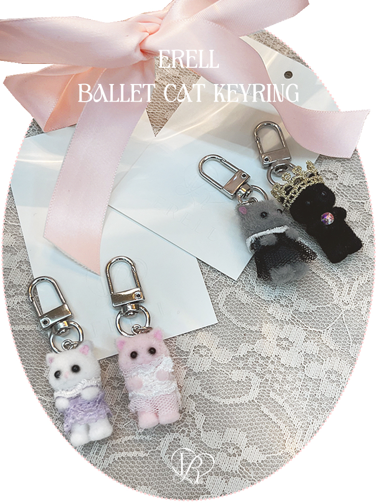 ERELL_Ballet Cat Keyring