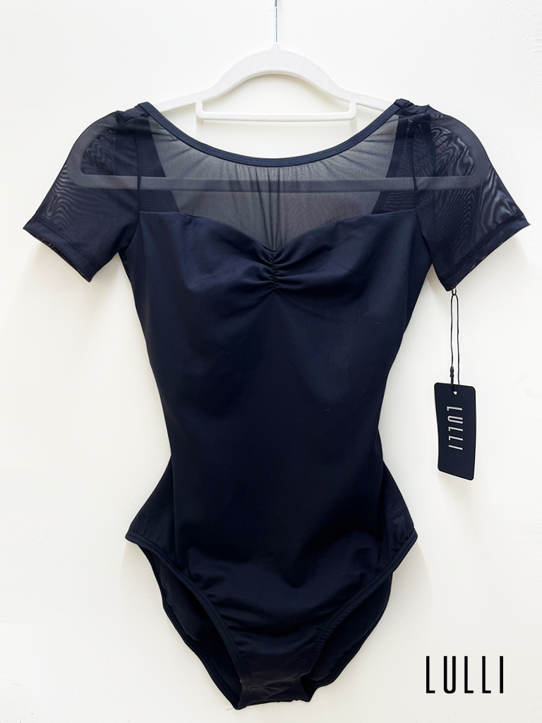 Lulli_LUB902 Short Sleeve Leotard(Josie)_Black