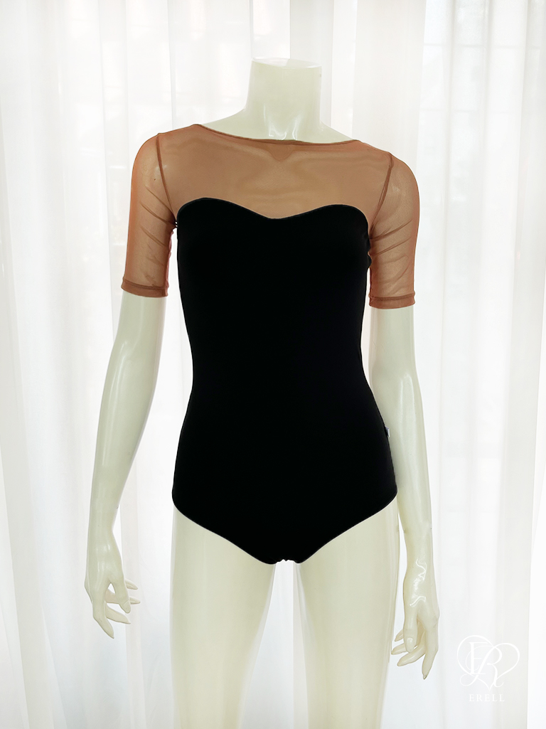 ERELL_Rose-V back Leotard