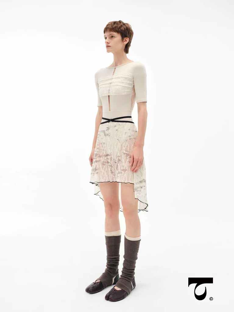 Typha_Midi Full Lace Ballet Skirt